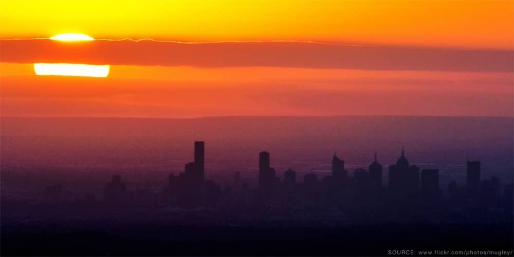 Hot Planet Sunset