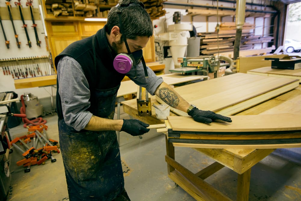 Passive House Door Construction in Portland Woodshop | Hammer & Hand