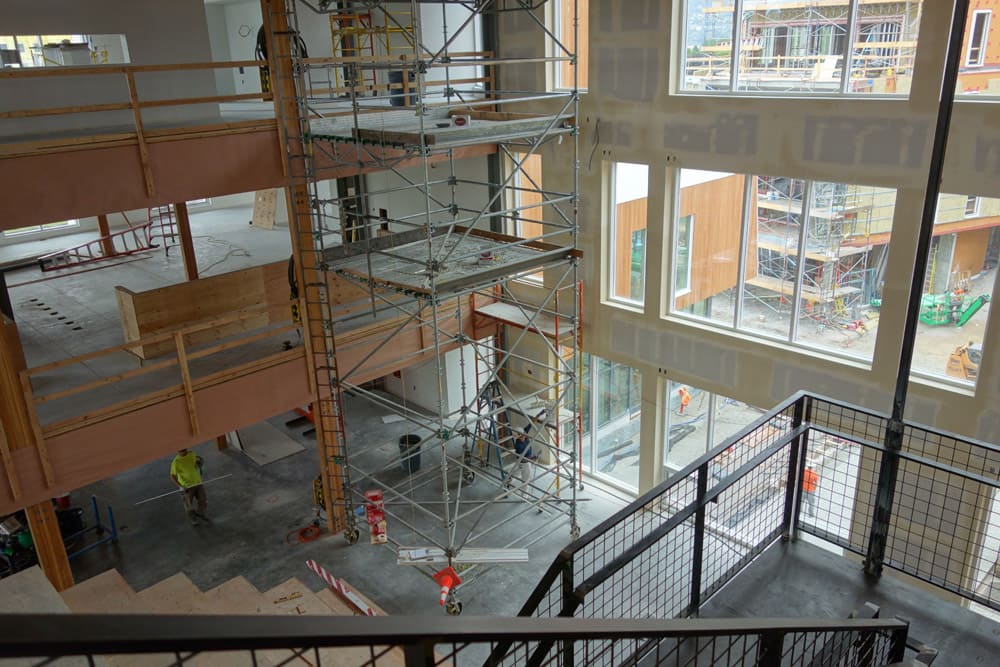 View from Hanging Stair at Instrument | Hammer & Hand