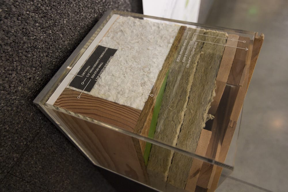 Madrona Passive House Wall Assembly Sample | Hammer & Hand