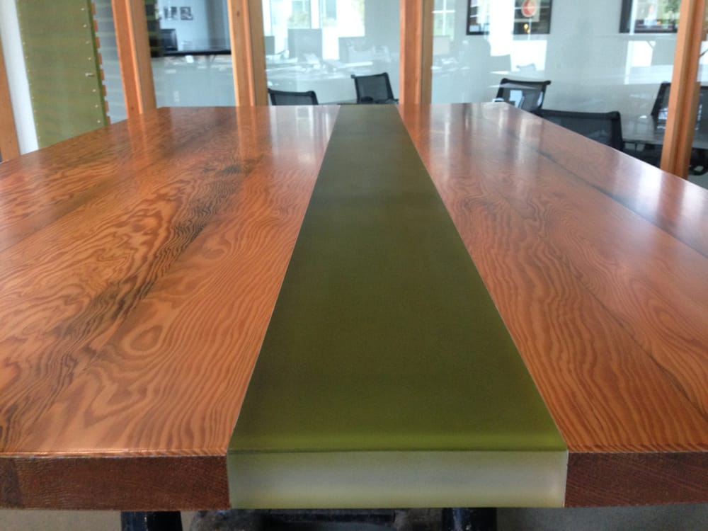 Plans Table Top with Reclaimed Wood and 3Form | Hammer & Hand