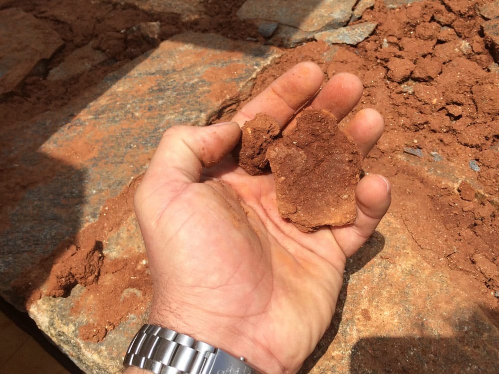 Rammed earth from ancient Bhutanese building | Hammer & Hand