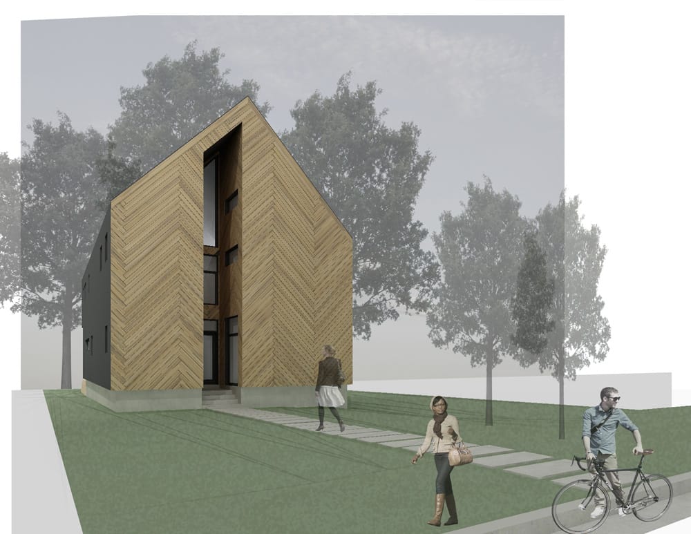 Passive House Rendering by Malboeuf Bowie Architecture | Hammer & Hand