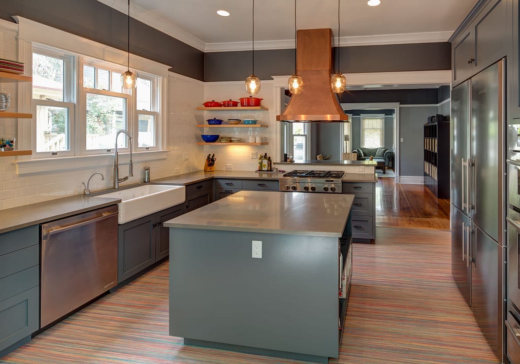 Marmoleum Flooring in Kitchen Remodel | Hammer & Hand