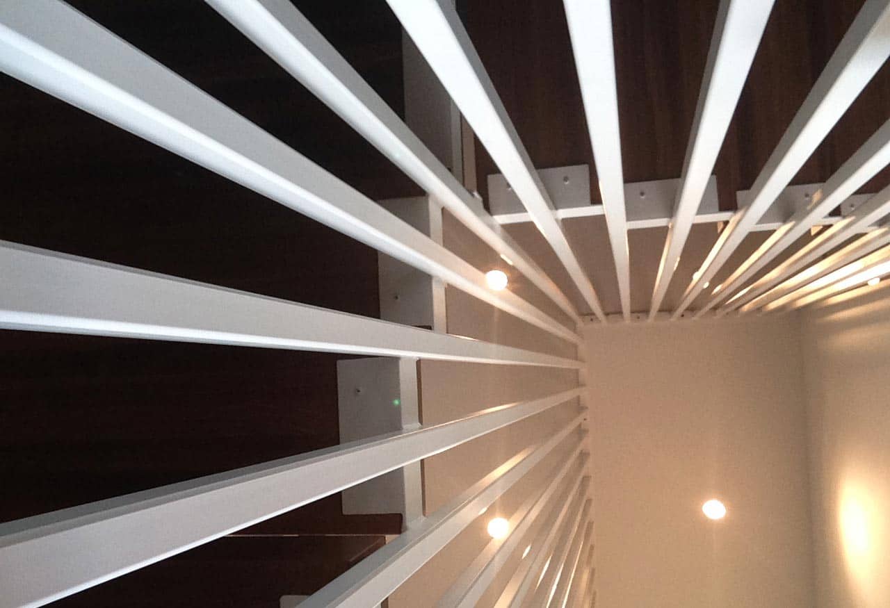 New staircase for mid-century modern home in Dunthorpe neighborhood