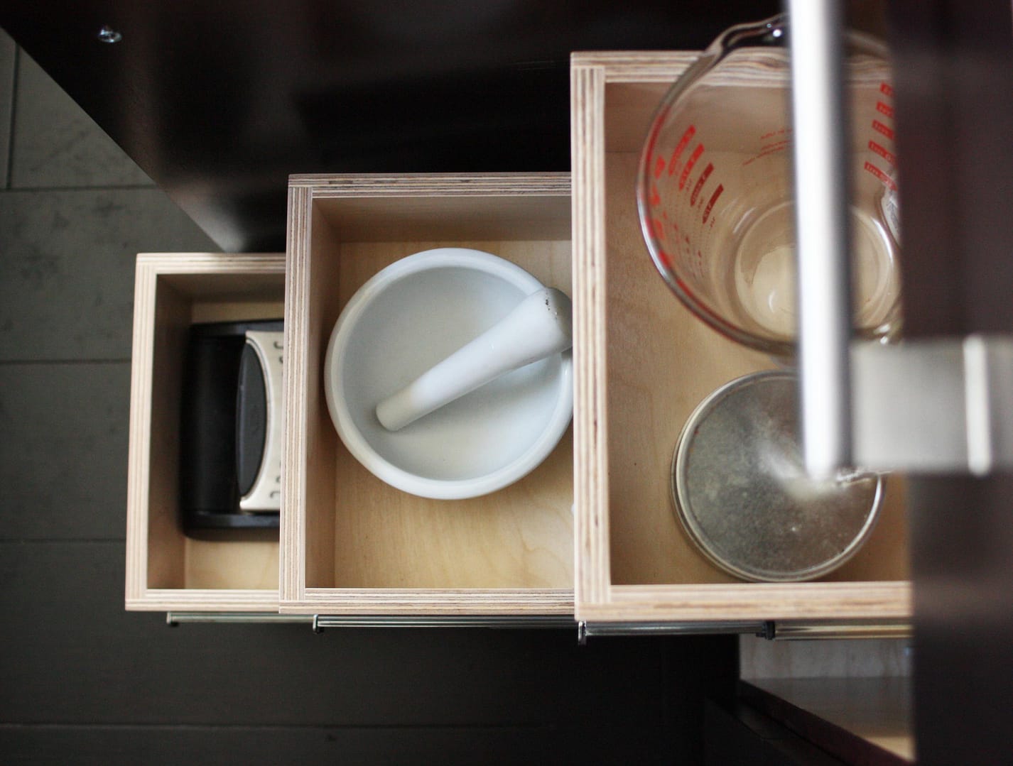 Drawers in Westmoreland Kitchen Remodel