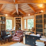 Office in Sacred Space New Home and Clinic