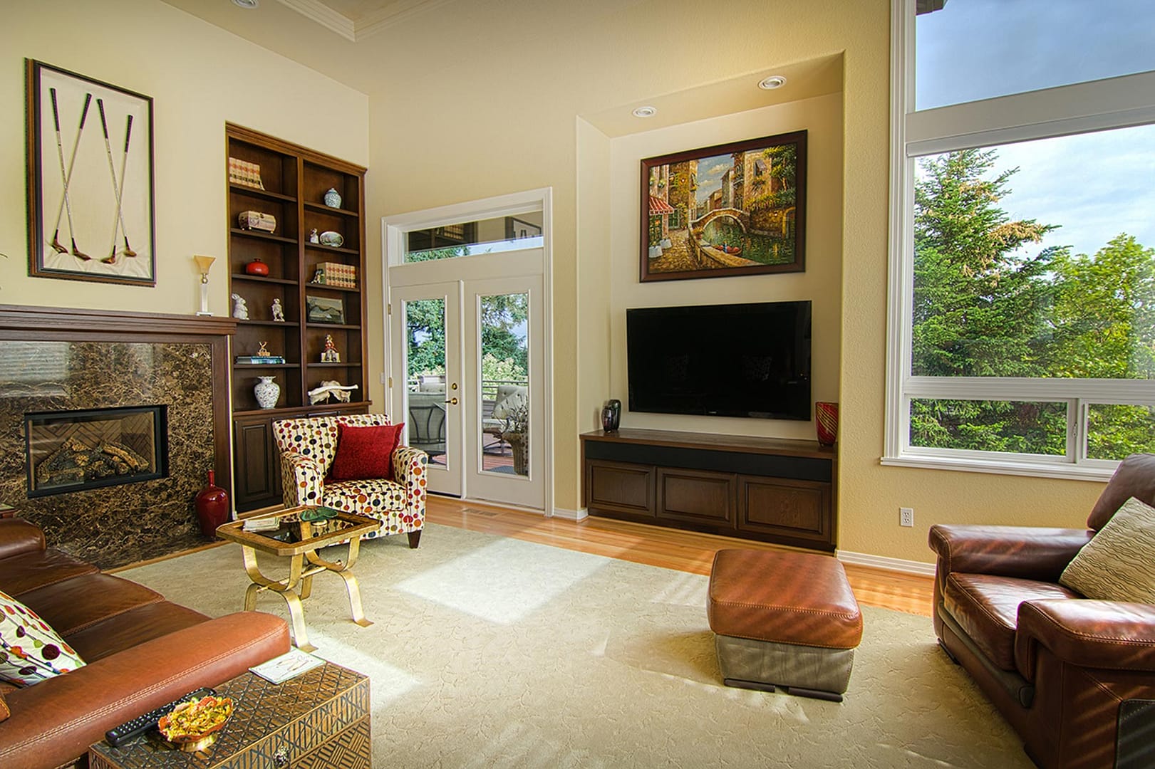 Living Room in Tigard Home Remodel