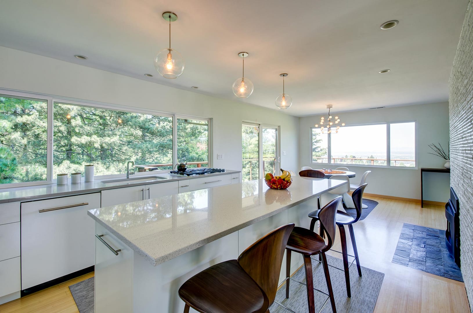 Kitchen Island in Healy Heights Modern Kitchen Remodel