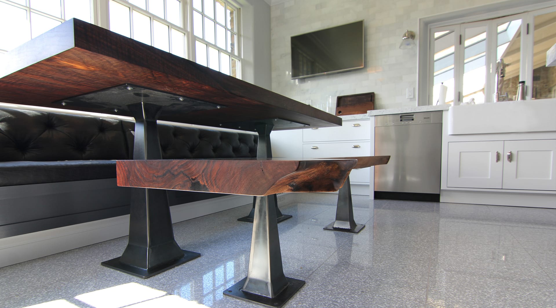 Custom Live Edge Dining Table by Hammer & Hand