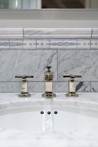 Bathroom Tile Detail in Seattle Remodeling Project by Hammer & Hand