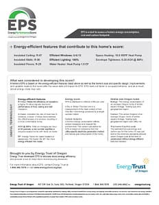Energy Performance Score Page 2 | Hammer & Hand