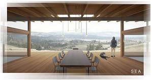New Home Build Rendering in Hood River