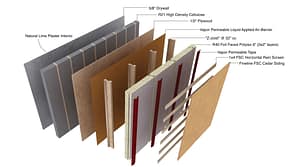 Karuna Passive House Wall Assembly by Hammer & Hand