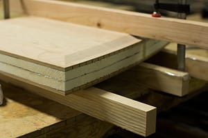 Insulation Inside Custom Passive House Door | Hammer & Hand