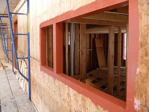 Rough Opening Before Window Installation