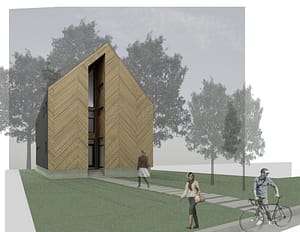 Passive House Rendering by Malboeuf Bowie Architecture | Hammer & Hand