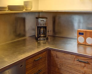 Stainless Steel Countertop in Kitchen Remodel | Hammer & Hand