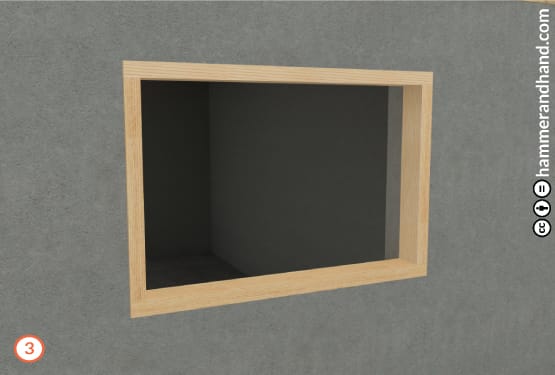 Window Buck in Masonry Wall Detail Step 3 | Hammer & Hand