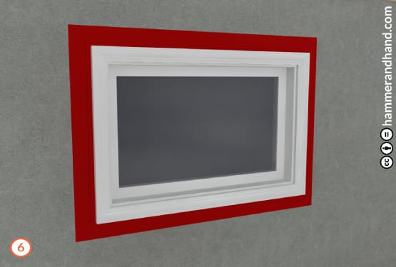Window Buck in Masonry Wall Detail 6
