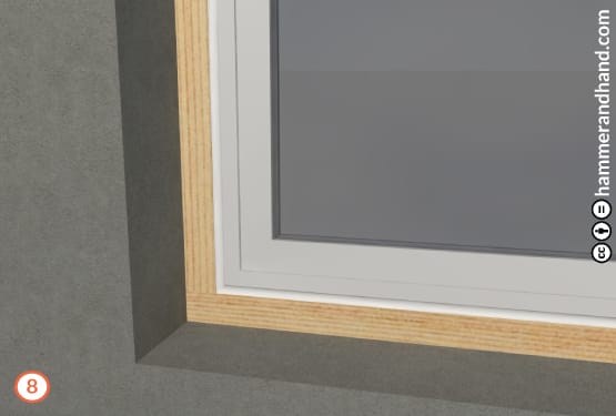 Window Buck in Masonry Wall Detail 8 | Hammer & Hand