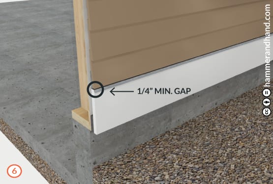 Rain Screen Detail 6 Install Siding | Hammer & Hand