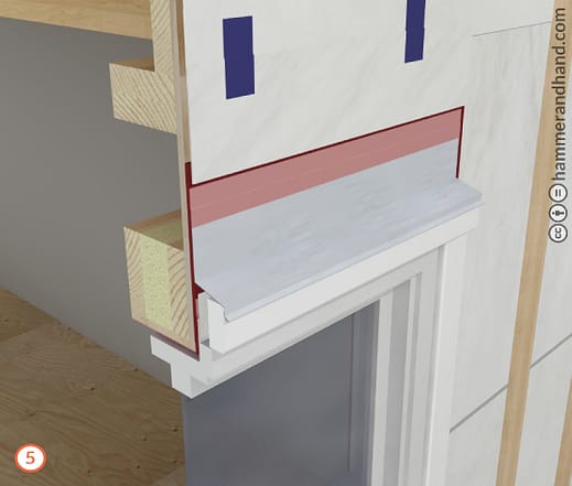 Rain Screen Detail 5 Apply Joint and Seam Filler | Hammer & Hand