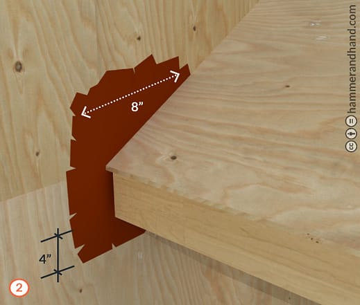 Roofs Kick-Out Flashing Detail 2 Install FastFlash | Hammer & Hand