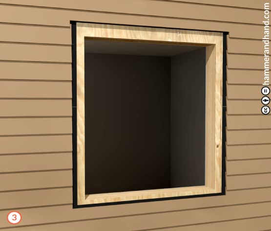 Window Retrofit Detail Step 3 | Hammer & Hand