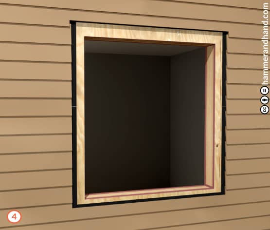 Window Retrofit Detail Step 4 | Hammer & Hand