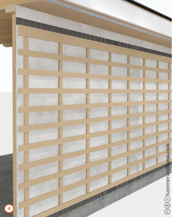 Rain Screen Vertical Siding Detail 4 | Hammer & Hand
