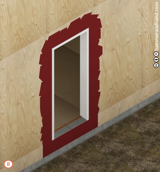 Door Installation Detail 8 Install Door Threshold | Hammer & Hand