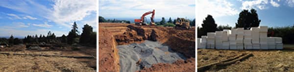 Karuna Passive House Excavation Photos