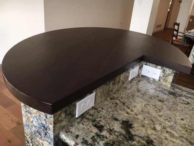 Custom Half Moon Counter Top | Hammer & Hand