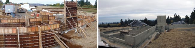 Karuna Passive House Foundation and Walls