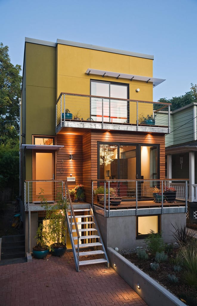 Exterior of Southeast Portland Urban Small Lot