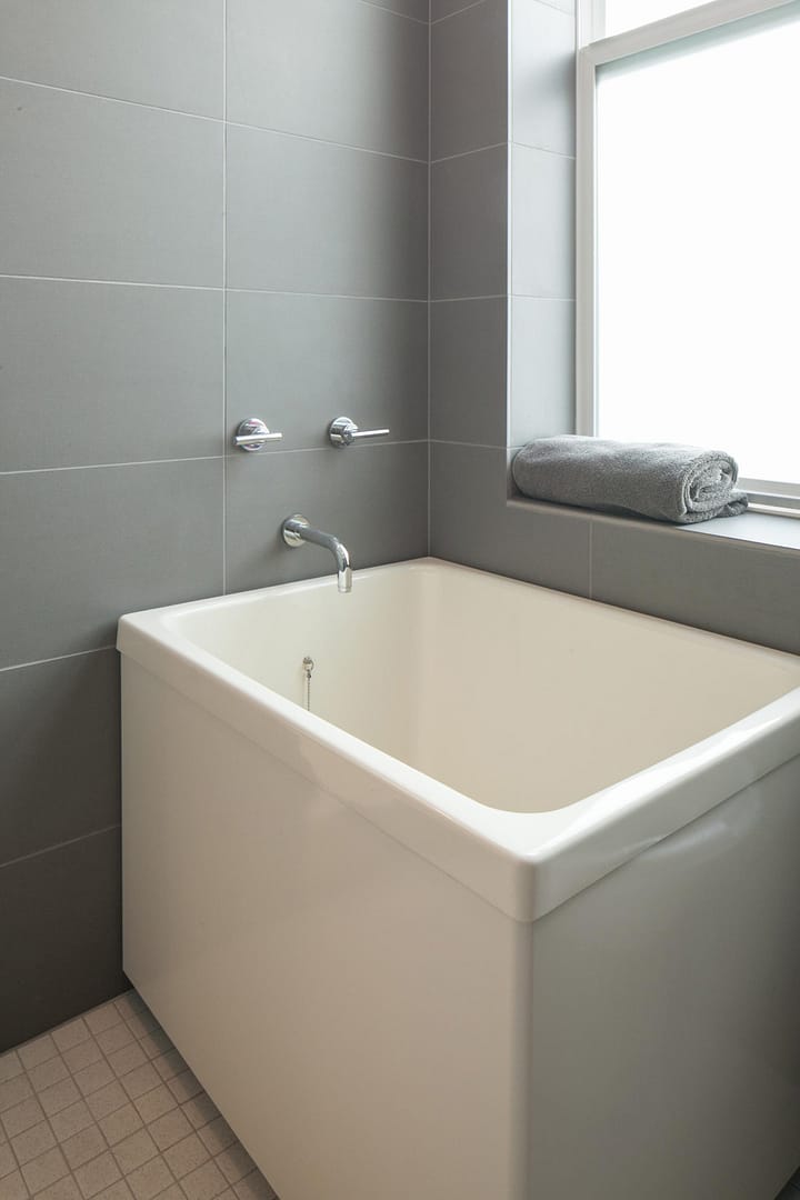 Modern Ofuro Tub in Portland Home Remodel