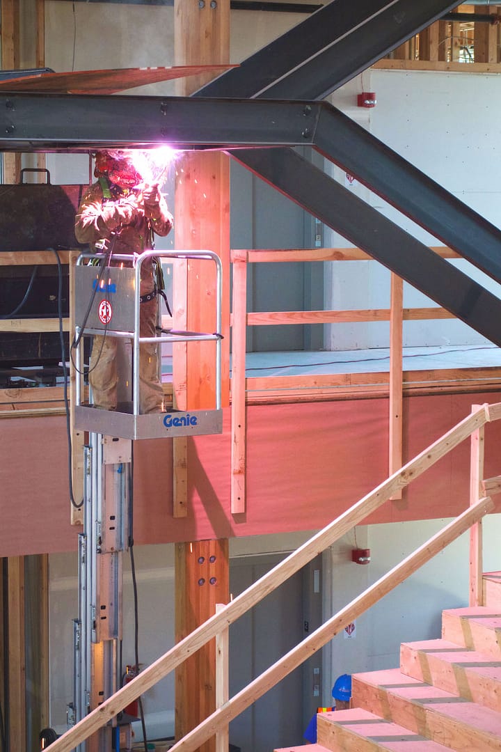 Stair Welding at Instrumet Build Out | Hammer & Hand