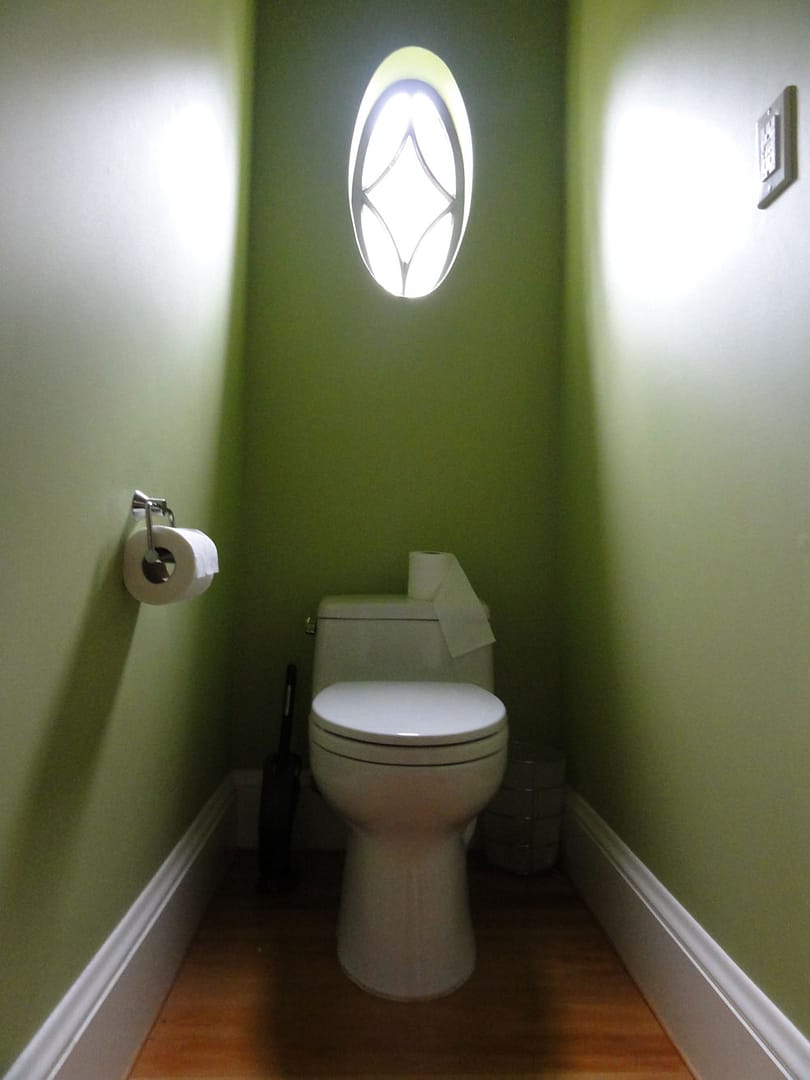 Remodeling serenity: new half bath