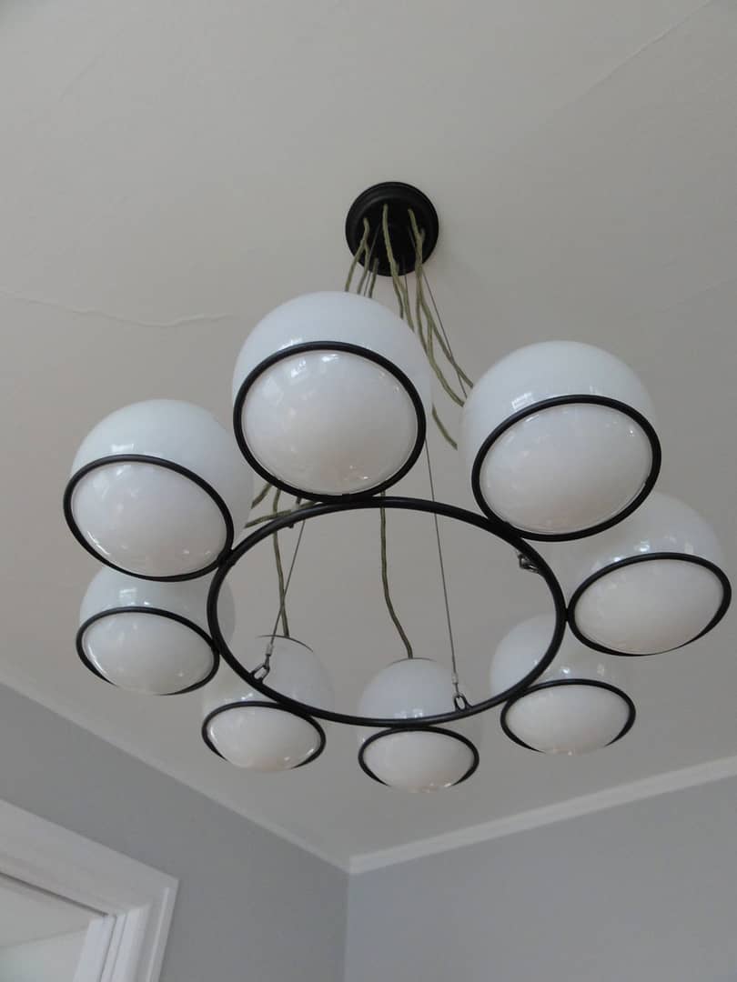 Remodeling serenity: schoolhouse electric fixture