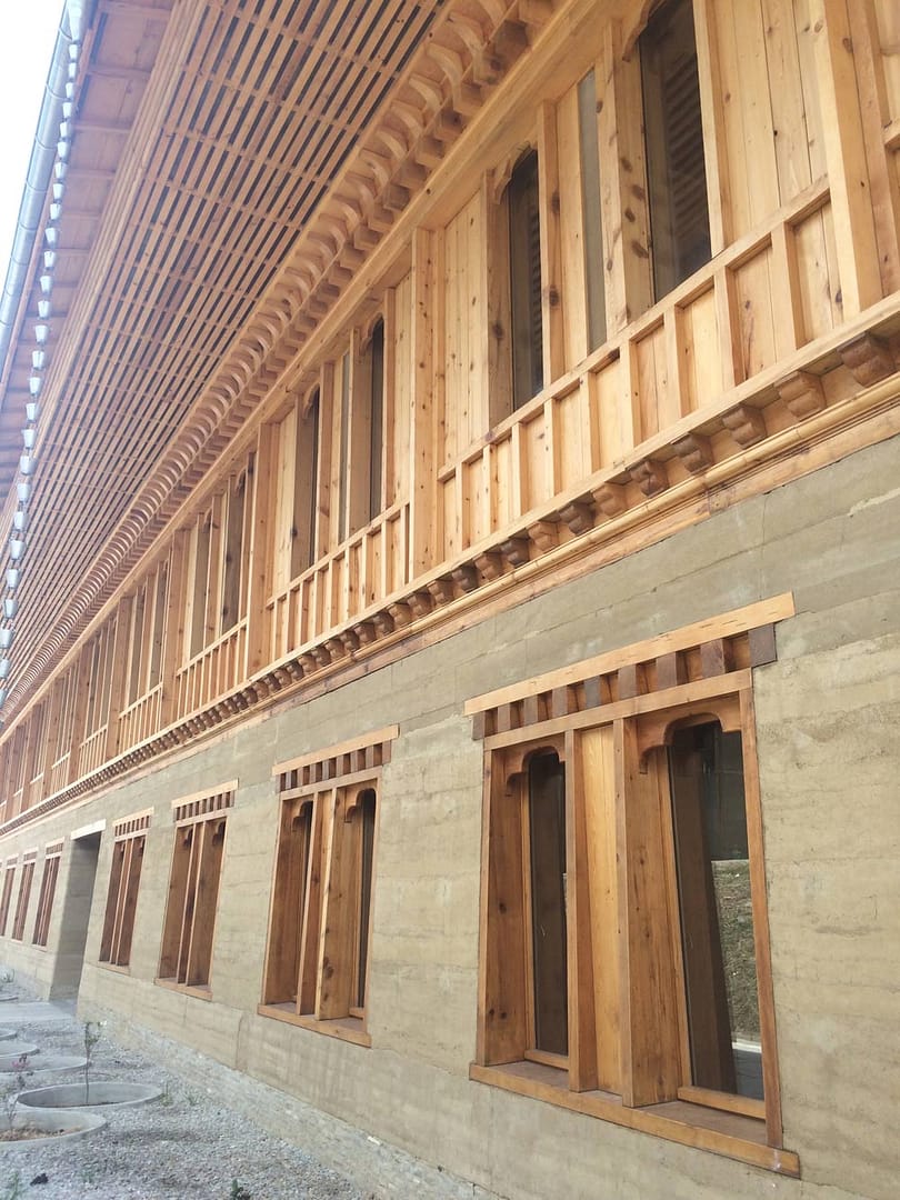New Rammed Earth Building in Bhutan | Hammer & Hand