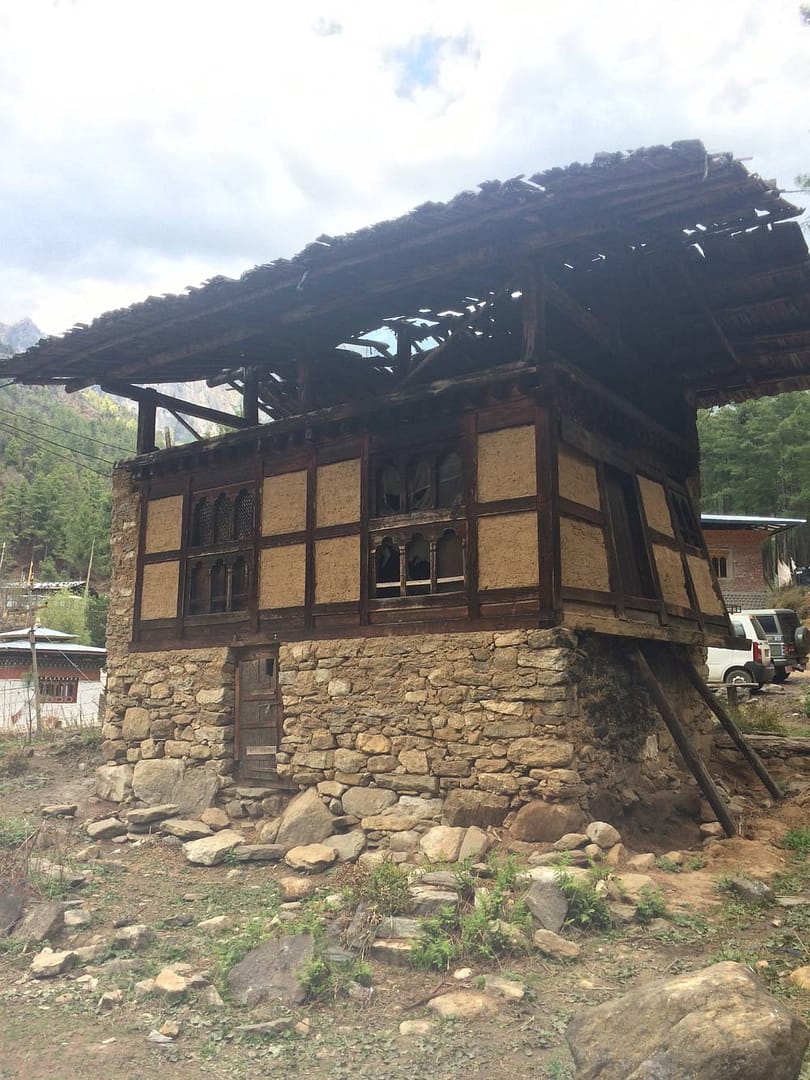 Ruin of Traditional Bhutanese Home Near Paro | Hammer & Hand