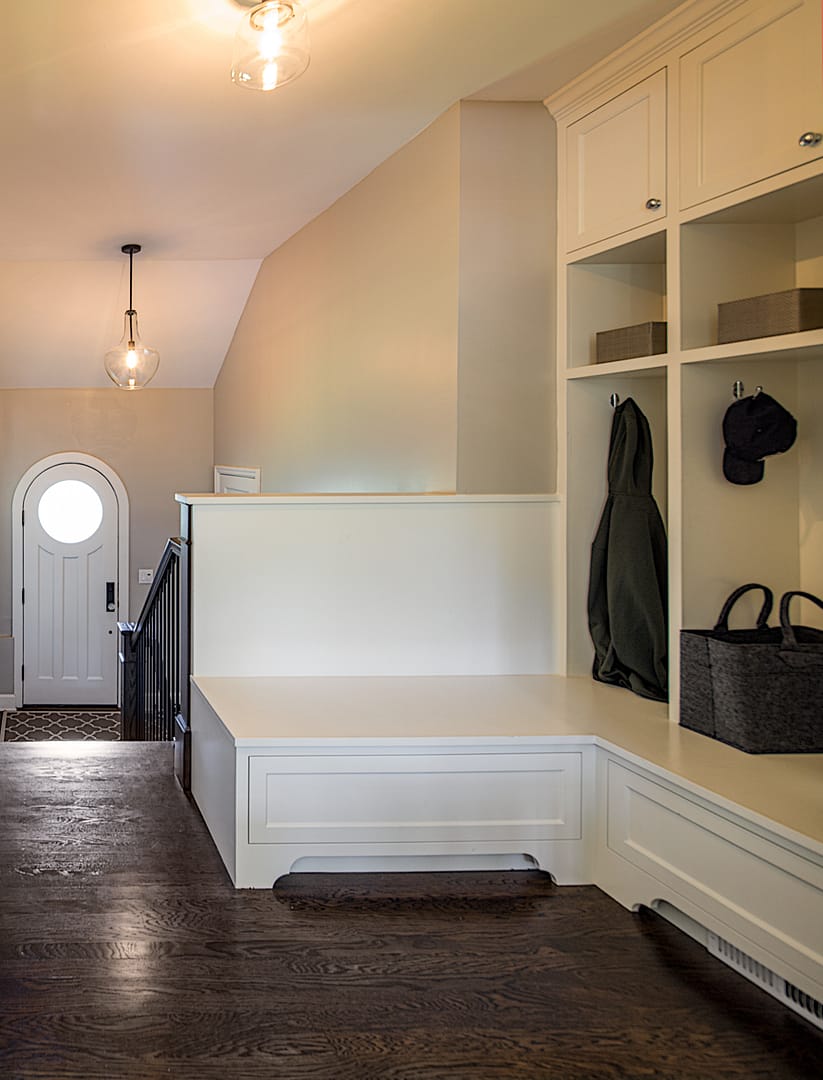 Built-in Bench in Mudroom | Hammer & Hand