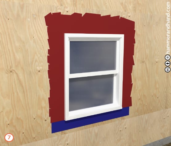 New Window Installation Detail Step 7 | Hammer & Hand