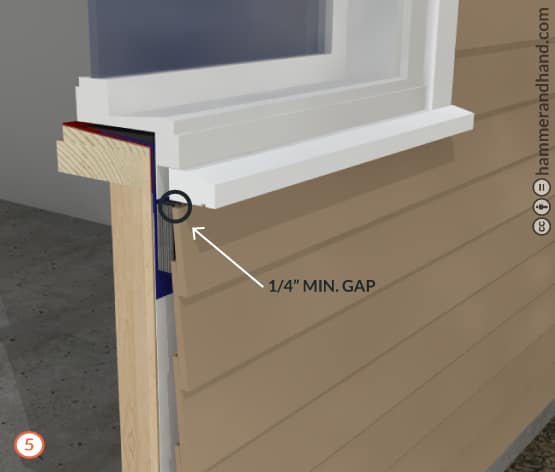 Rain Screen Detail 5 Install Siding | Hammer & Hand