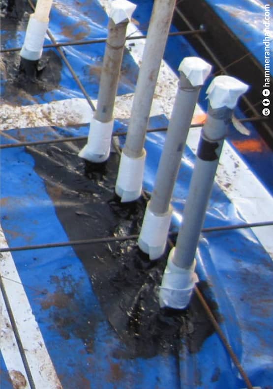 Basements Sub Slab Vapor/Soil Barrier | Hammer & Hand