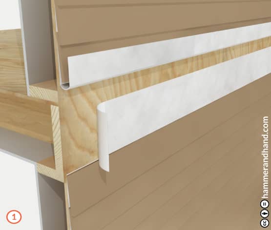Deck Ledgers Detail 1 Remove Siding | Hammer & Hand